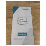 Vtopmart Stackable Storage Drawers, Clear Plastic - Brand New