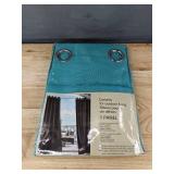 Teal Outdoor Curtain Panel, 54" x 108" - Brand New