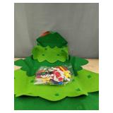 DIY Felt Christmas Tree Kit with Velcro Decorations and Lights, 42 in Tall - Brand New