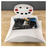 DIY Felt Christmas Snowman Set, Lighted, 32 in. - Brand New