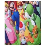 Super Mario Throw Blanket 50" x 60" - Brand New
