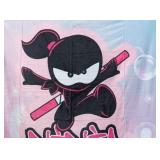 Ninja Kidz Throw Blanket 50" x 60" - Brand New