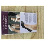 23 Brand New No Show Lace Socks, Black and White, Multiple Sizes