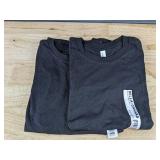 Bella Canvas Youth Crew Neck T-Shirts Black Youth Large, 2 Total - Brand New