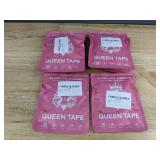 Queen Tape Hypoallergenic Mouth Tape 6 Packs, 30 Strips Each - Brand New