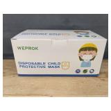 WEPROK Disposable Child Protective Masks, 3 Boxes, 50 Masks in each - Brand New