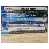 13 Blu-ray/HD DVD Lot: Action, Comedy & TV Titles - Avatar, Star Trek, Dark Knight, Green Lantern *C