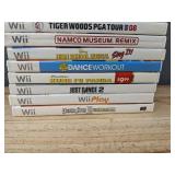 14 Nintendo Wii Video Games - Sports, Dance, Family, Action *C