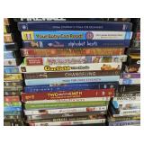142 Assorted DVD Collection - Lord of the Rings, Shrek, Barbie, Transformers *C