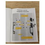Front Door Lock Set with Instructions - Brand New