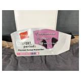 Hanes Comfort Period Underwear Boyshorts 3-Pack, Size 9/2XL - Brand New