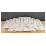 18 Brand New Party Decoration Packs - Bow Garland, Cupcake Toppers, 24 Pieces Each