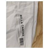 3 Bella+Canvas Long Sleeve T-Shirts - Medium & Small in Gray, Blue & White - Brand New