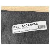3 Bella+Canvas Long Sleeve T-Shirts - Medium & Small in Gray, Blue & White - Brand New