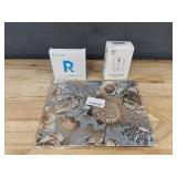 Wireless Mouse D-09, RAVPower 10W Charger and Floral Mouse Pad Bundle - Brand New