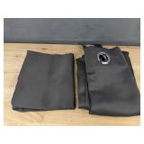 Hiasan Gray Blackout Curtains, 42" x 45" - Brand New