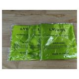 2 Lime Green Satin Polyester Scarves - Brand New
