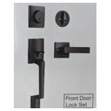 Front Door Lock Set with Instructions - Brand New