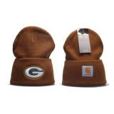 Brand New Carhartt Green Bay Packers Embroidered NFL Football Beanie Winter Hat *I