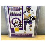 Adam Thielen Autographed 2019 Panini Contenders Minnesota Vikings NFL Card *I