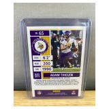 Adam Thielen Autographed 2019 Panini Contenders Minnesota Vikings NFL Card *I