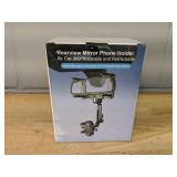 Rearview Mirror Phone Holder for Car, 360 Rotatable and Retractable - Brand New *P