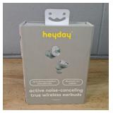 heyday Active Noise-Canceling True Wireless Earbuds, Bluetooth 5.2 - Brand New *P