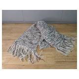 3 Scarves - Red Plaid, Black/Silver/White, Beige Infinity - Brand New *P