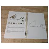 Animals Watercolor Workbook Set with Paints and Brush - Brand New *P