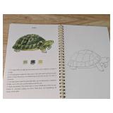 Animals Watercolor Workbook Set with Paints and Brush - Brand New *P