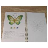 Animals Watercolor Workbook Set with Paints and Brush - Brand New *P