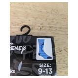 Disney Crew Socks 2-Pack - Mickey Mouse and Stitch, Size 9-13 - Brand New *P