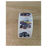 Brand New Roll of 500 Monster Truck Stickers *P