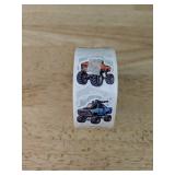 Brand New Roll of 500 Monster Truck Stickers *P