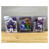 Jordan Addison Minnesota Vikings Rookie 3 NFL Card Lot