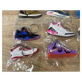 20 Brand New Nike, Air Jordan, Air Max, Kobe, Lebron Sneaker Shoe Keychains