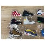 20 Brand New Nike, Air Jordan, Air Max, Kobe, Lebron Sneaker Shoe Keychains