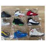 20 Brand New Nike, Air Jordan, Air Max, Kobe, Lebron Sneaker Shoe Keychains