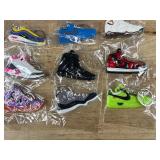 20 Brand New Nike, Air Jordan, Air Max, Kobe, Lebron Sneaker Shoe Keychains