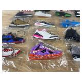 20 Brand New Nike, Air Jordan, Air Max, Kobe, Lebron Sneaker Shoe Keychains