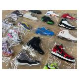 20 Brand New Nike, Air Jordan, Air Max, Kobe, Lebron Sneaker Shoe Keychains