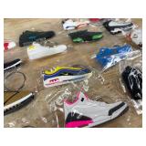 20 Brand New Nike, Air Jordan, Air Max, Kobe, Lebron Sneaker Shoe Keychains