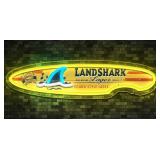 LANDSHARK Lager Surfboard LED Neon Beer Sign - Brand New
