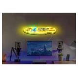 LANDSHARK Lager Surfboard LED Neon Beer Sign - Brand New