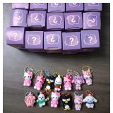 Sanrio Hello Kitty and Friends 24 Figurine Keychain Mystery Display Box - Brand New