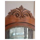 Antique French 3 Shelf Display Curio Cabinet
