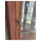 Antique French 3 Shelf Display Curio Cabinet