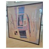 Original Painting "Tanoan" Acrylic on Canvas and Plexiglass by Listed Artist Sally Anderson