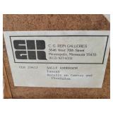 Original Painting "Tanoan" Acrylic on Canvas and Plexiglass by Listed Artist Sally Anderson