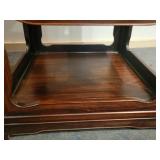 A Pair of Vintage Rosewood Nightstands / End Tables made in Hong Kong.